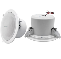 Honeywell L-PCM06B Sistema de Sonido PA para Exteriores, Altavoz Pasivo de Techo con Carcasa de Plástico