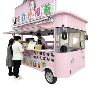 Carritos de Comida Móviles de Acero Inoxidable de 3 Ruedas de China en Venta con Equipamiento para Comida Rápida - Product Image 5