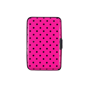 Tarjetero con diseño de lunares de 11x7,5 cm, cartera compacta con diseño de lunares para tarjetas de crédito y efectivo - Product Image 2