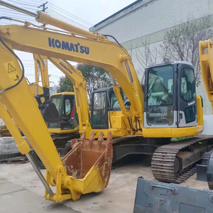 Bon marché Le Japon a utilisé la pelle sur chenilles Komatsu PC128US 13 tonnes pour des travaux de construction de haute qualité et de bonne performance Shanghai - Product Image 1