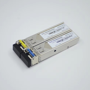 Sợi quang Thiết bị 1.25 gam SFP <span class=keywords><strong>bidi</strong></span> 20km mô-đun quang học với LC nối 1550nmtx1310nmrx sợi quang thu phát - Product Image 1