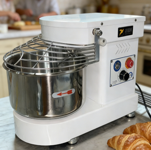 Mélangeur <span class=keywords><strong>à</strong></span> spirale de table ZBX 3 kg 7 L, machine <span class=keywords><strong>à</strong></span> mélanger pour la cuisine, pour la pâtisserie, le pain, la farine, pétrin <span class=keywords><strong>électrique</strong></span> - Product Image 3
