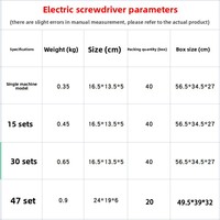 Mini tournevis multifonction rechargeable à batterie au lithium perceuse électrique ensemble d'outils ménagers personnalisé OEM pris en charge