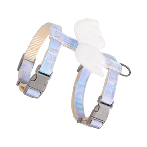 Cat Leash Vest Style <b>Adjustable</b> Fabric Small Pet Harness Chest <b>Strap</b> For Kitten Walking Outdoor Use - Product Image 5