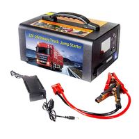 Penguat baterai portabel 42000mAh, Starter lompat truk tugas berat dengan lampu LED 12V/24V 3000A arus puncak untuk sepeda motor