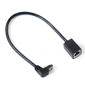 Góc bên phải trái và bên phải lên và xuống RJ45 kết nối cáp CAT5E mở rộng mạng cáp Ethernet vá dây - Product Image 5