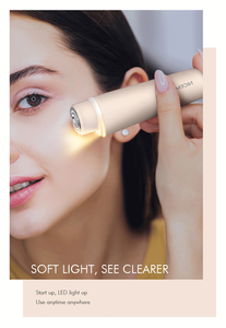 Mini depiladora eléctrica indolora para cejas y vello corporal, resistente al agua IPX6, para uso en rostro, nariz y bikini. - Product Image 4