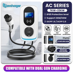 Cargador de Coche OCPP de 11 kW GB/T CCS2, Estación de Carga para Vehículos Eléctricos, Montaje en Pared - Product Image 2