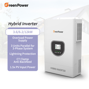 Inversor Solar Greenpower Ip21 Oem Odm de 3.6kw 6.2kw, Onda Sinusoidal Pura, Monofásico, Precio para Sistema de Energía Gp-ip21-inverter, Alta Eficiencia - Product Image 1