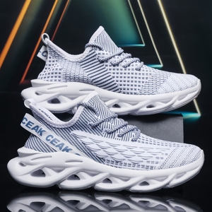 Zapatos Deportivos Casuales para Hombre, Zapatos de Tenis Transpirables de Malla Ligera con Amortiguación para Correr, Trotar y Actividades al Aire Libre - Product Image 2