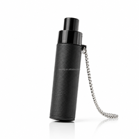 Briquets en cuir en gros d'usine, supportent les motifs personnalisés, rechargeables par USB