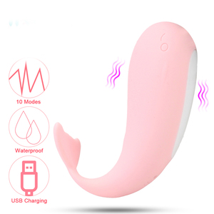 Gratis Aangepaste Doos-10 Modi G Spot Massage Vibrators Vaginale Stimulator Bluetooth App Controle Walvis Vorm Vibrerende Ei Seksspeeltjes - Product Image 1