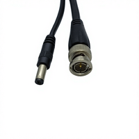 Cable Coaxial RG59 de 10m/15m/30m para CCTV con Conectores BNC DC, Revestimiento de PVC y Conductor de Cobre Libre de Oxígeno