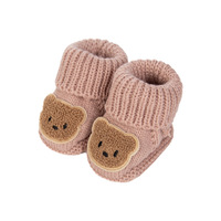 Chaussettes en coton tricoté pour bébé, motif animal 3D ours, antidérapantes, pour nouveau-né et nourrisson, vente en gros