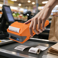 Terminal de point de vente portable Android MT8766V, écran tactile de 5,45 pouces, NFC, caisse enregistreuse portable pour le commerce de détail