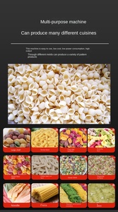 เครื่องทำเส้นพาสต้าอัตโนมัติสำหรับอุตสาหกรรมอาหารว่าง เช่น สปาเก็ตตี้ มักกะโรนี และเครื่องผสม - Product Image 2