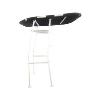 Dolphin – haut en T amélioré pour bateau Pro, avec auvent noir, Console centrale, haut en T robuste pour bateau