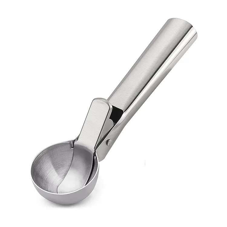 Kim loại kem scooper trái cây Scoop thép không gỉ Vòng Ice Cream Scoop