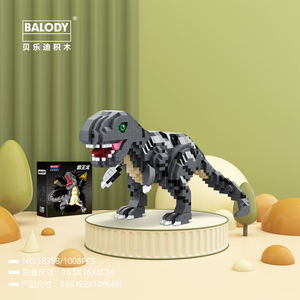 Bloques de Construcción de Plástico ABS de Tiranosaurio Rex, Velociraptor, Triceratops, Anquilosaurio, Estegosaurio, Apatosaurio y Plesiosaurio - Product Image 5