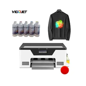 VIGOJET top selling digital textile printer cheap dtf heat transfer cloth dtf printing machine t-shirt dtf printers