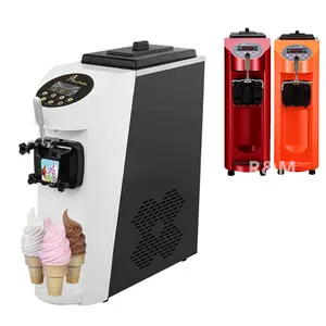 Machine de fabrication de crème glacée molle de comptoir CE A pour la maison Mini petite table portable Chine avec pompe à air