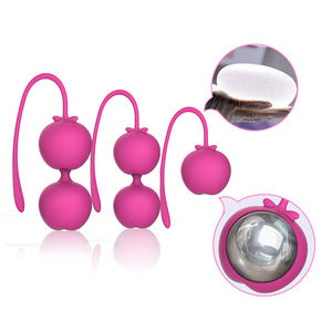 Giocattoli Sessuali Flessibili <span class=keywords><strong>Palline</strong></span> di Kegel in Silicone <span class=keywords><strong>Vibratore</strong></span> per Esercizi di Rafforzamento Vaginale <span class=keywords><strong>Palline</strong></span> dell'Amore Intelligenti - Product Image 3