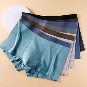 Ropa Interior Masculina de Alta Gama en Modal, Transpirable, Cómoda, Antibacteriana, Sin Costuras, de Corte Medio, para Uso en el Hogar y Negocios - Product Image 3