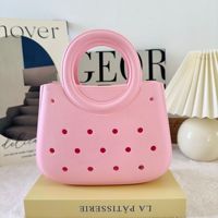 Sac fourre-tout Colefa en EVA à haute capacité de charge, facile d'accès, petit format, pour plage et fêtes, avec trous, sac à bandoulière en EVA