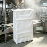 Sacs à valve en PE robustes sur mesure avec manchon interne et fond plat, imperméables pour l'expédition de la farine et du riz