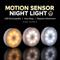 Lumière LED sans fil étanche et à intensité variable pour armoire et placard, rechargeable par USB, DC5V, design moderne