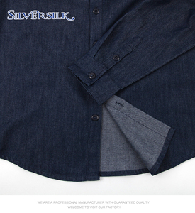 larga caliente de los hombres pantalones <span class=keywords><strong>vaqueros</strong></span> de mezclilla camisa de <span class=keywords><strong>hombre</strong></span> Casual Camisa de manga larga hombres camiseta - Product Image 5