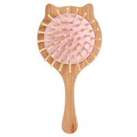 Brosse à cheveux en bambou écologique, picots en bambou, style tendance, pour enfants, élimination des odeurs, déshumidification, exfoliation de la tête