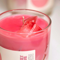 Handgemachte Großhandel Home Decor Glas Jar Jelly Wax Kreative Lebensmittel Getränk Neuheit Erdbeer Matcha Kaffee Latte Duft kerze