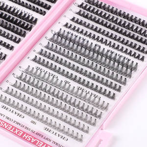 यूरोपीय अमेरिकी शैली डिय विभाजित बड़ी क्षमता एकल क्लस्टर मोटी सिमुलेशन पलकों डी-वाप्ड प्राकृतिक प्रशंसक पलक - Product Image 3