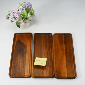Juego Youlike de 3 platos de madera para servir para decoración del hogar bandeja para servir aperitivos para decoración del hogar - Product Image 3