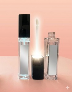 Empty Lip Gloss <b>Tube</b> with LED Light and Mirror Screw Cap <b>Plastic</b> 9ml Capacity - Product Image 2