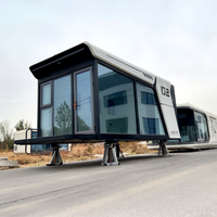 Casa Contenedor Prefabricada de Lujo, Hotel Flotante de Acero en la Montaña con Diseño Ecológico