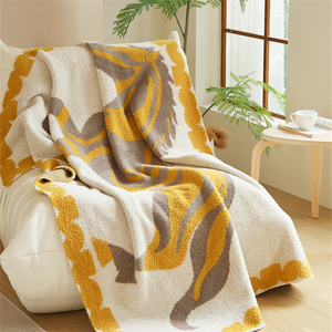 <span class=keywords><strong>Couverture</strong></span> en coton tricoté épais et moelleux de luxe Bla Soft Leopard pour canapé, adultes et enfants pour l'<span class=keywords><strong>hiver</strong></span> - Product Image 4