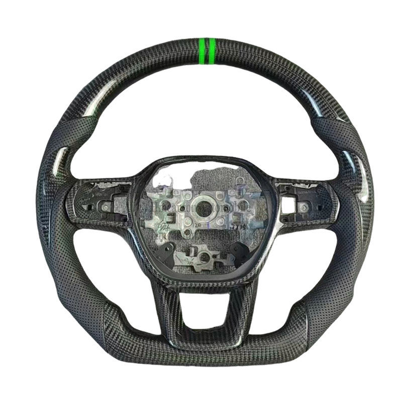 กริปคาร์บอน + หนังแบบมีรูพรุน + แถบสีเขียว + สีเขียว