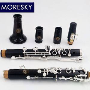 Clarinete MORESKY Sistema Oehler, Afinación en Sol, Llaves Plateadas de Ébano, 18 Llaves, Personalizado M201 - Product Image 2