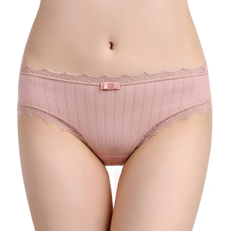 Bragas de encaje Sexy para mujer, ropa interior para chicas respetuosas con el medio ambiente