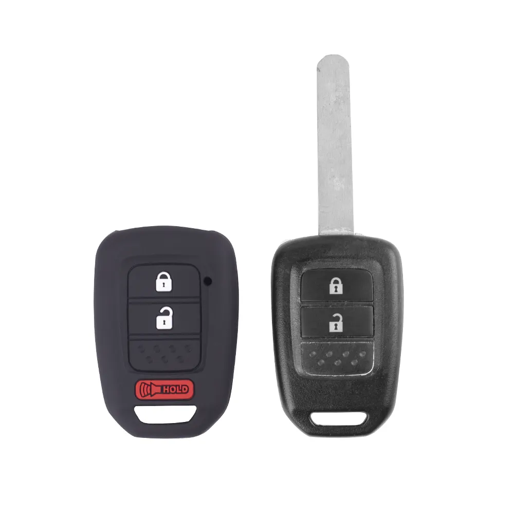 En çok satan silikon araba anahtarı koruyucu durumlarda araba anahtarı kapağı siyah silikon anahtarsız uzaktan kumanda koruyucu kılıf