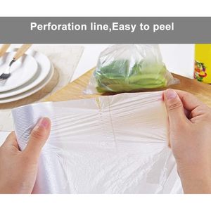 Younber Produce Bags <b>Roll</b> 9.8 X 13.8 Inch Clear PE Food Storage For <b>Fruits</b> Vegetables Bread Kitchen Use - Product Image 3