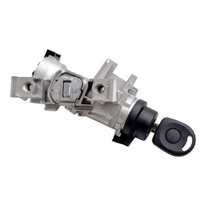 Double Fists Ignition Switch Assembly 1K0905851B Cylindrical <b>Lock</b> With <b>Key</b> For Volkswagen - Product Image 3