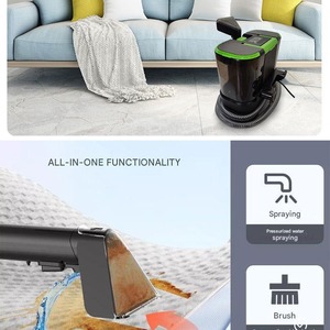 <b>Mini</b> Touch Screen Heating Steam Cleaner Multifunctional <b>Sofa</b> Fabric Cleaning Machine - Product Image 1