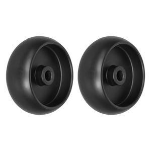 Roues auxiliaires en plastique pour tondeuse à gazon, 72-119, lot de 2, noires - Product Image 4