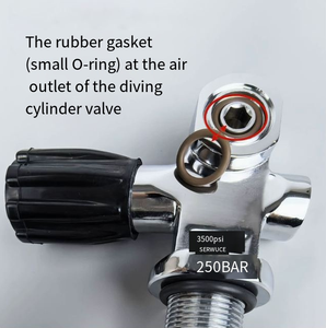 Joint d'étanchéité en caoutchouc durable pour valve de tête de <span class=keywords><strong>bouteille</strong></span> de <span class=keywords><strong>plongée</strong></span>, pour équipement de <span class=keywords><strong>plongée</strong></span> - Product Image 6