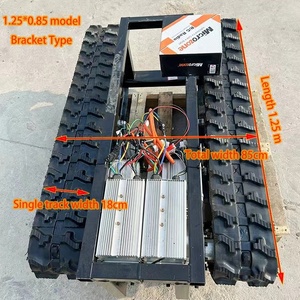 <span class=keywords><strong>Rubber</strong></span> Rupsband Industrie <span class=keywords><strong>Rubber</strong></span> Crawler Laadgewicht 500Kg 800Kg <span class=keywords><strong>Rubber</strong></span> Rupsbanden Onderstel - Product Image 4