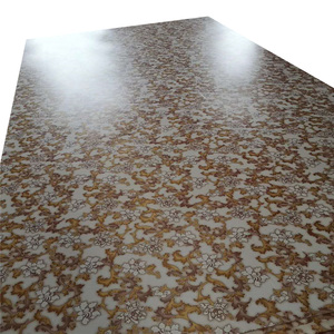 2,7mm 3,0mm Dickes Birken-Pappel-Kernholz Glänzendes Polyester Dekoratives <span class=keywords><strong>Polyboard</strong></span> Sperrholz E1 Umweltfreundlich für Schlafzimmer Hotel Möbel - Product Image 1