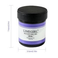 Kit de démarrage de gel dur UV 150G pour ongles forts renforcement des ongles constructeur Nail Art Logo personnalisable ODM LED pour manucure bricolage